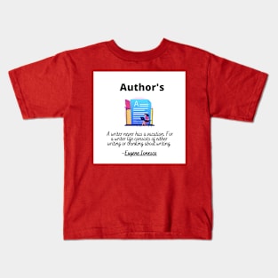 Author respect outfits Kids T-Shirt